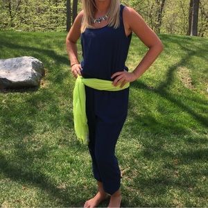 Cabi Navy Jumpsuit - Size Medium